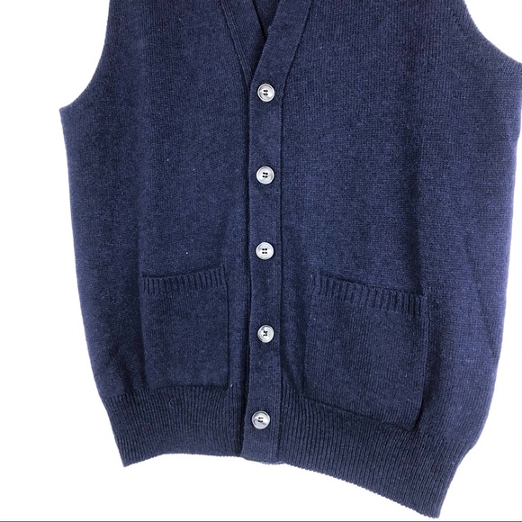NWT Vintage Lambswool London Fog Sweater Vest - Picture 3 of 6